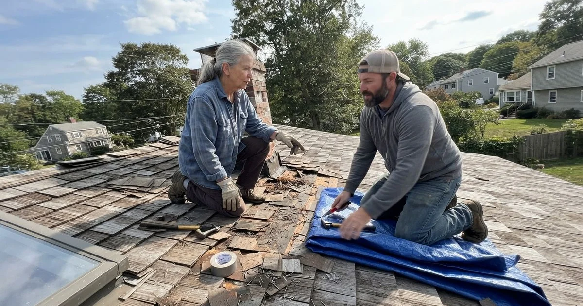 Helping an aging parent deal with storm roof damage from out of state