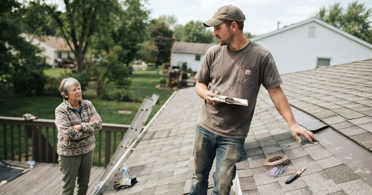 Who's liable when a roofing job damages your property or hurts a worker